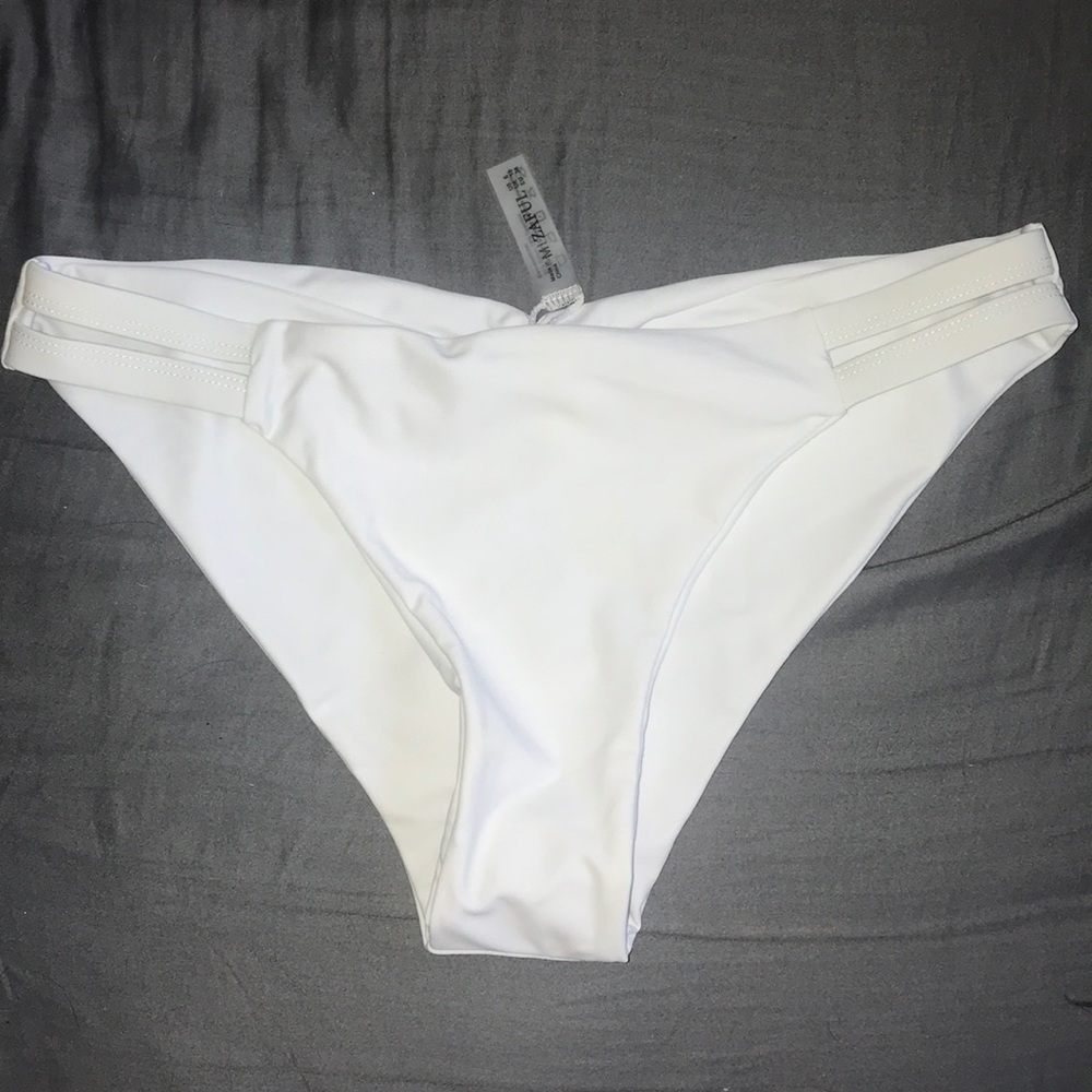 White Zaful bikini bottoms
